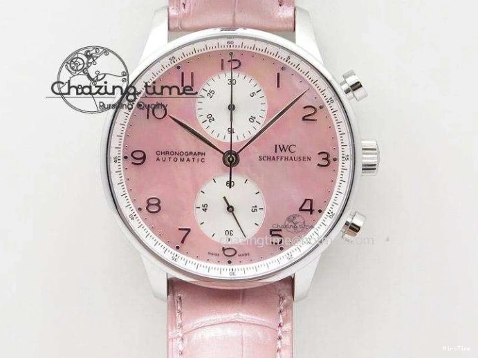 MIROTIME 0421 SportInspired Portuguese Real PR Real Annual Calendar IW503501 YLF 1:1 Best Edition White Dial On Leather Strap A 7241